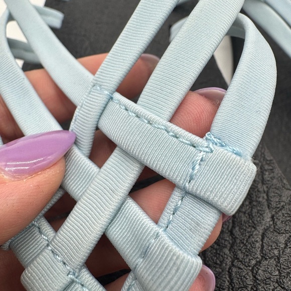 Sanuk Women's Yoga Sandy Flip Flop Sandals Clear Sky Blue Size 11 - Picture 6 of 13